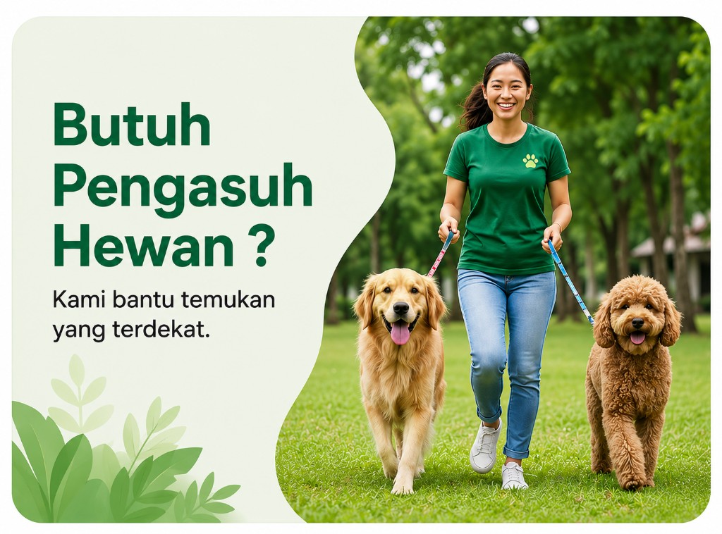 Sitter Kaki Empat dengan anjing